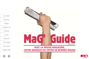 MaG`Guide 2012 - La presse magazine