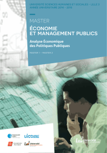 économie et management publics