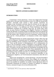 1945-1975, trente années glorieuses - Jean