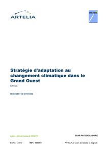 Stratégie d`adaptation au changement climatique dans le Grand Ouest