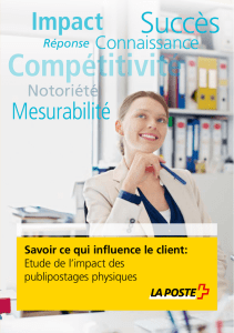 Savoir ce qui influence le client