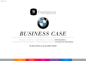 Business Case - BMW