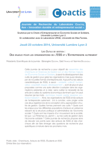 Jeudi 23 octobre 2014, Université Lumière Lyon 2