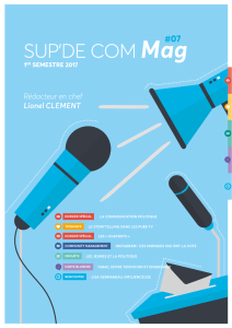 SUP`DE COM Mag - The Gazette by SUP`DE COM