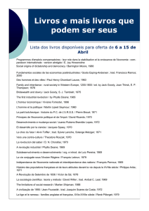 Book list (portuguese