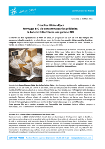Franchise Rhône-Alpes Fromages BIO : le consommateur les
