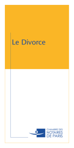 Divorce - CHEUVREUX Notaires