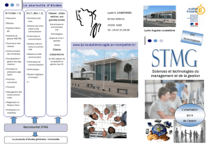 Filière STMG - Lycée Auguste Loubatières