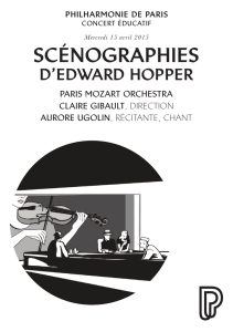 scénographies - Philharmonie de Paris