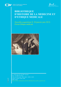 Nouvelles acquisitions Ethique médicale, Extrait N° 56