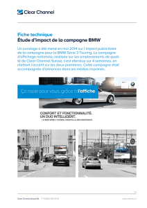 Factsheet Étude d`impact de la campagne BMW