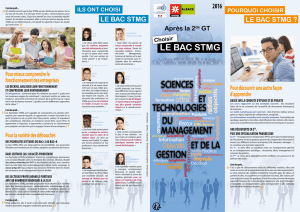 Choisir le bac STMG - Académie de Strasbourg
