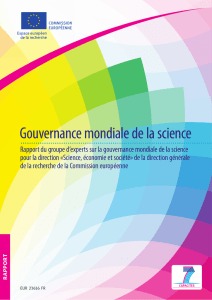 Gouvernance mondiale de la science