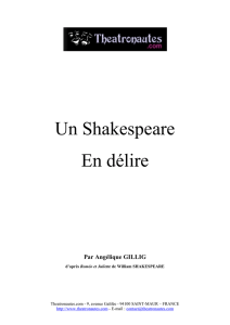 Un Shakespeare En délire
