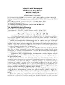 Bulletin. - Cathédrale de Lyon