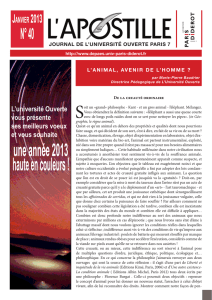 L`APOSTILLE, Janvier 2013, N° 40