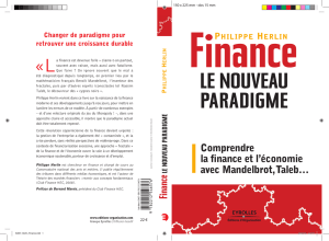 Finance Le nouveau paradigme - Iman » Institut de Management