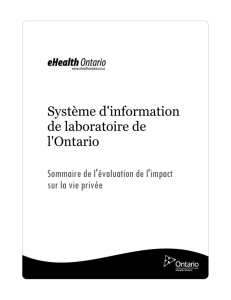 Système d`information de laboratoire de l`Ontario