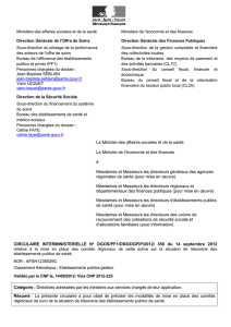circulaire interministérielle DGOS/PF1/DSS/DGFIP/2012/350