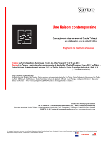 Une liaison contemporaine