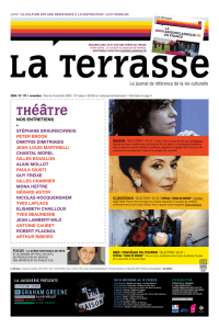 THéâTre - Journal La Terrasse