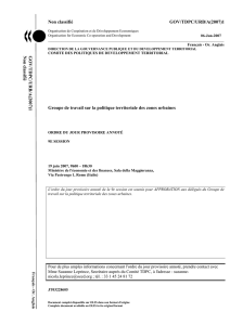 Non classifié GOV/TDPC/URB/A(2007)