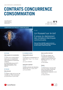 contrats concurrence consommation
