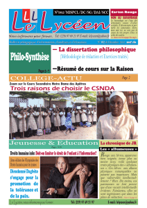 Lire Le Lycéen Parution de Decembre 2016