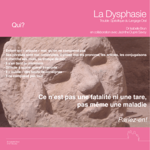 FLYER Dysphasie-page