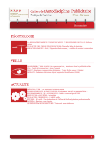 déontologie - Conseil Paritaire de la Publicité