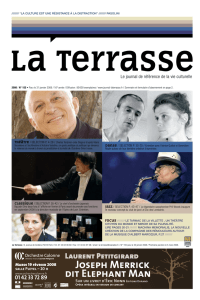 CrItIques - Journal La Terrasse