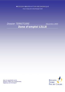 Les activités économiques (suite) - Région Nord