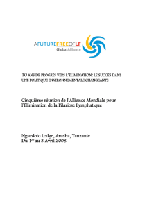 Cinquième réunion de l`Alliance Mondiale pour l`Élimination de la