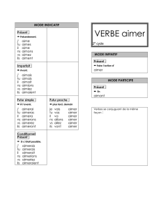 VERBE aimer - Cybersavoir