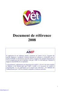 Document de référence 2008