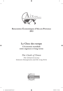Actes 2013 - Rencontres Économiques d`Aix-en