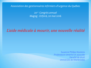 Présentation aide médicale à mourrir