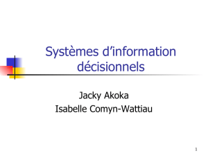 Systèmes d`information décisionnels