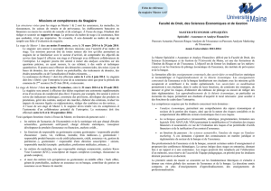 Fiche Reference Stagiaire Master Assurance et Analyse Financiere