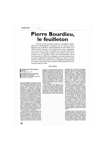 Pierre Bourdieu, le feuilleton