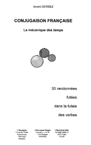 CONJUGAISON FRANÇAISE