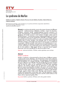 Le syndrome de Marfan - John Libbey Eurotext