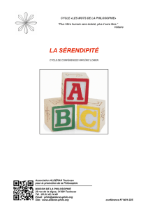 La Sérendipité - Association ALDERAN