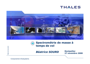 Spectrométrie de masse à temps de vol