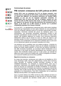 PIB romand - Banque Cantonale Neuchâteloise