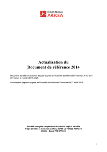 Actualisation document de référence 2014 (30