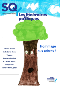 Hommage aux arbres - Les itinéraires poétiques