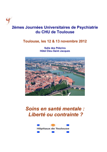 Programme JUP 2012 - (CHU) de Toulouse