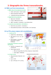 3. Géographie des firmes transnationales.