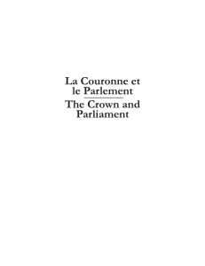 La Couronne et le Parlement _ 46